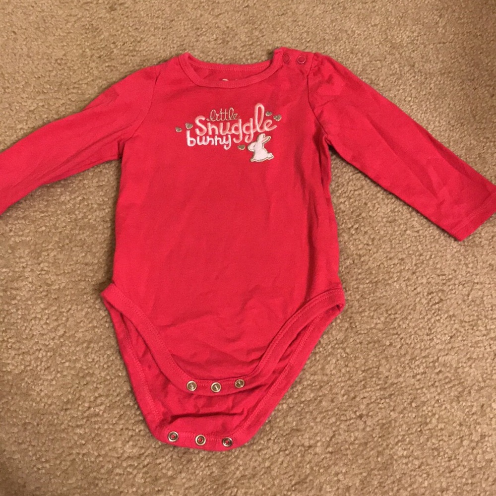 Baby Girl Easter Bunny Onesie